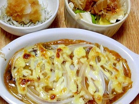 鯖の味噌煮缶でマヨオーブン焼き